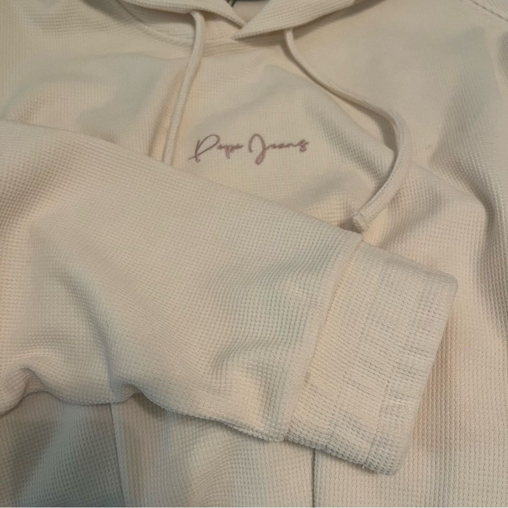 Pepe Jeans London Off-White Hoodie NWT - Picture 12 of 12